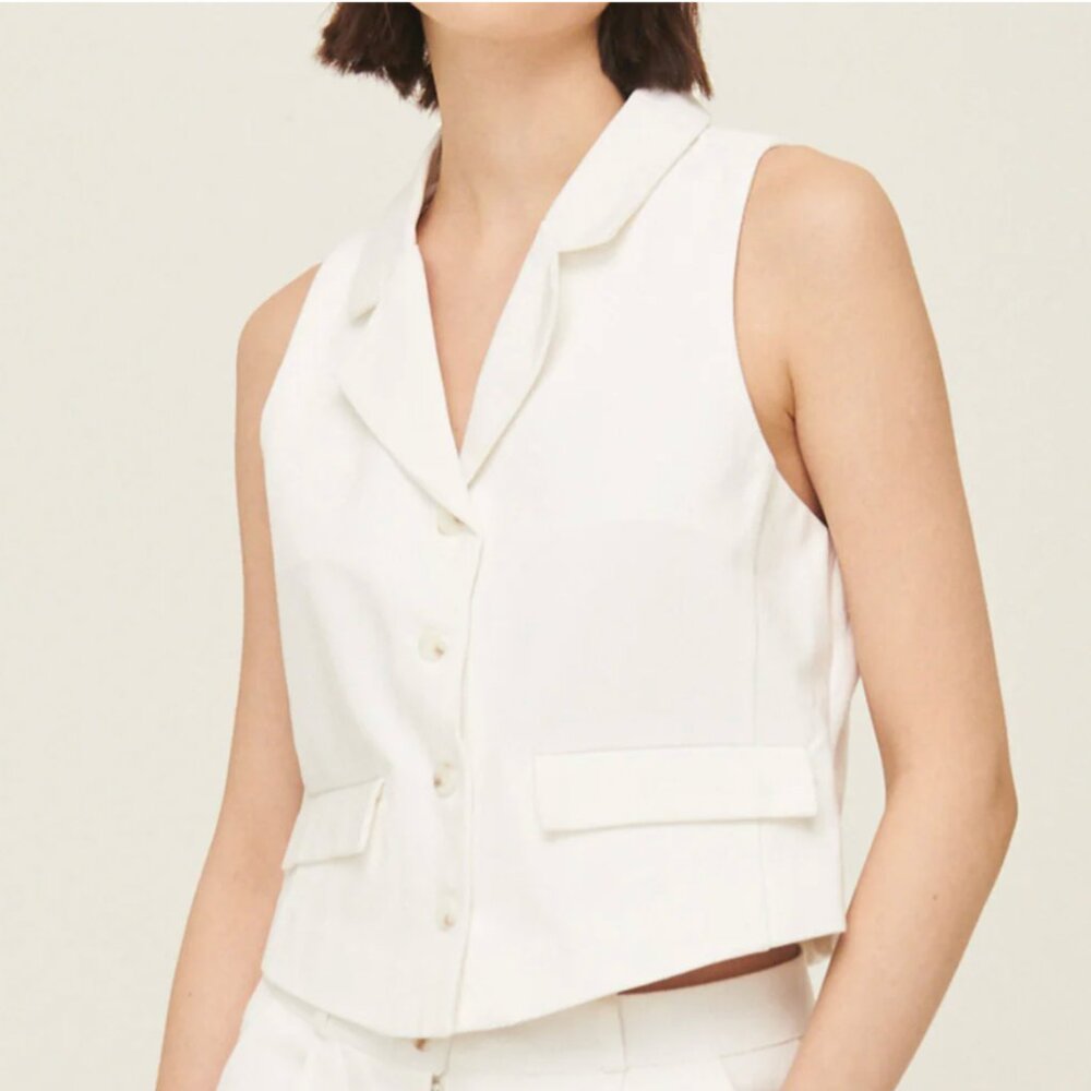 NWT storets Vest in White